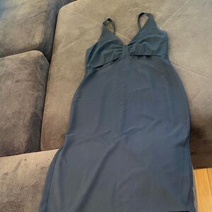 Abercrombie & Fitch Navy Slip Dress